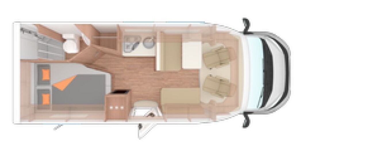 WEINSBERG 650 MF EDITION [SPICY] Automatikgetriebe , Hubbett Ansicht 3 für Fahrzeugdetailseite