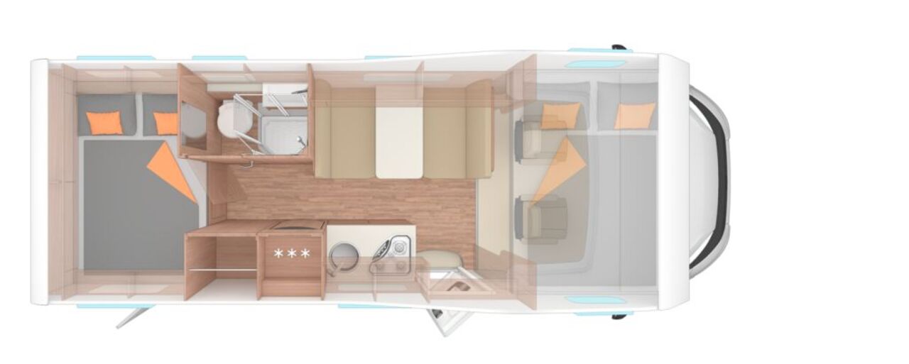 WEINSBERG 650 DG Licht / Sicht Paket Ansicht 2 für Fahrzeugdetailseite
