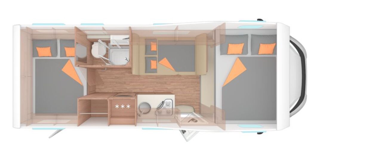 WEINSBERG 650 DG Licht / Sicht Paket Ansicht 3 für Fahrzeugdetailseite