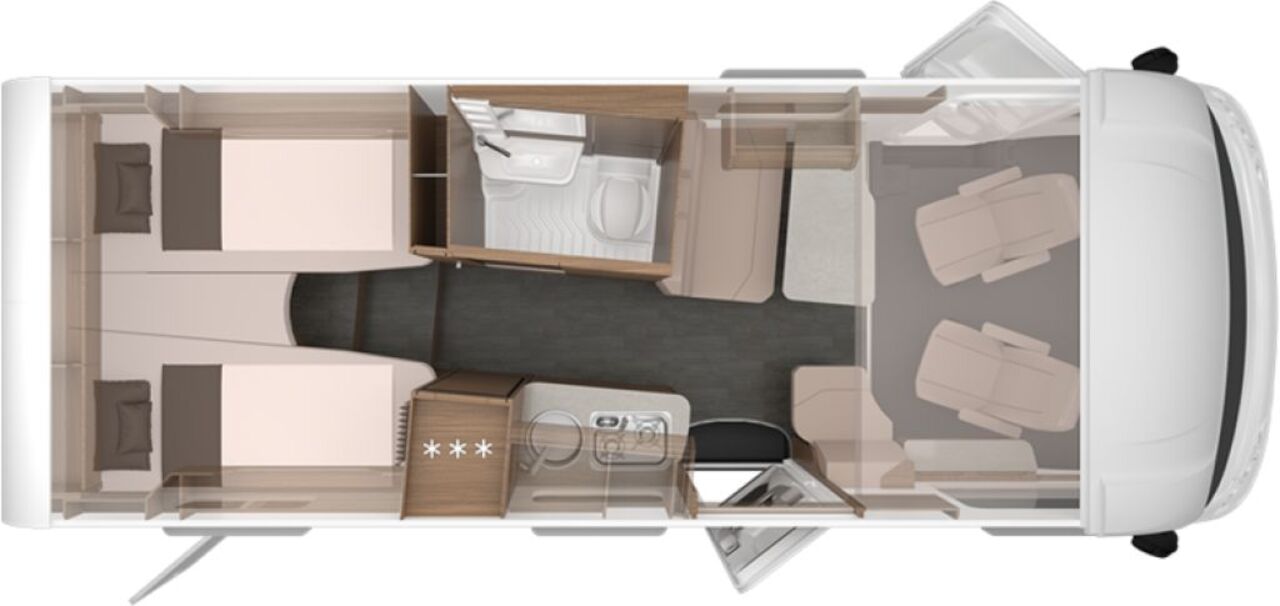 KNAUS 650 MEG Automatik / Hubbett-4018 Ansicht 2 für Fahrzeugdetailseite