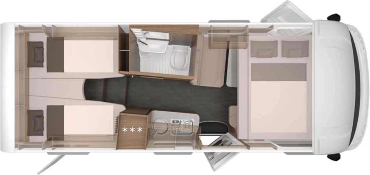 KNAUS 650 MEG Automatik / Hubbett-4018 Ansicht 3 für Fahrzeugdetailseite