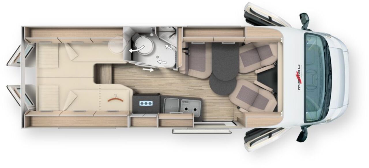 MALIBU 640 LE K charming coupé 180 PS Automatik, ff4  - 2336 Ansicht 2 für Fahrzeugdetailseite