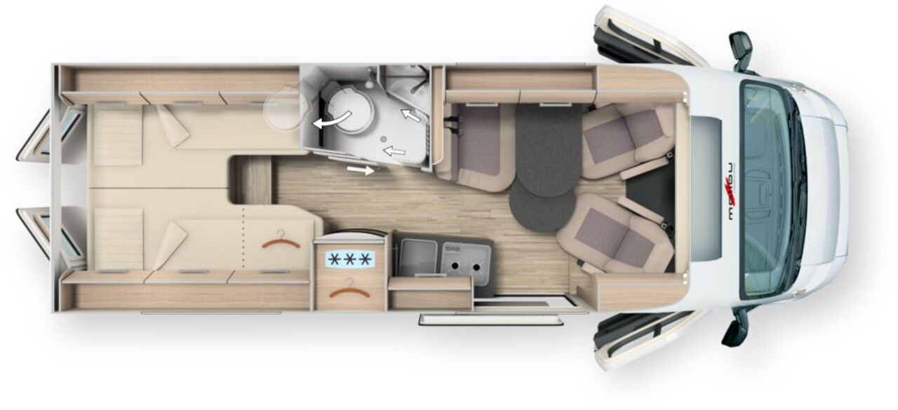 MALIBU 640 LE charming GT skyview 180 PS Automatik - 2367 Ansicht 2 für Fahrzeugdetailseite