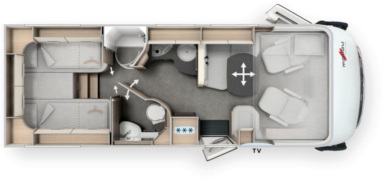 MALIBU 490 RB-LE comfort 4.2t Edition+ 170 PS / Automatik, 2371 Ansicht 2 für Fahrzeugdetailseite