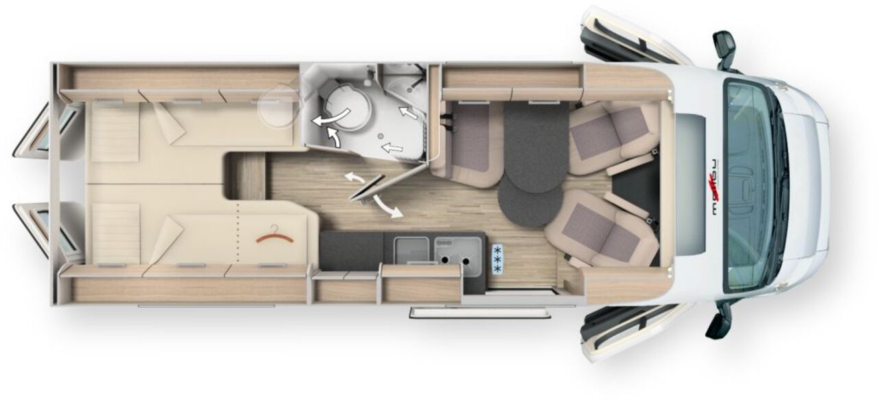 MALIBU 640 LE RB charming GT skyview ff4 180 PS/Automatik, 184-2320 Ansicht 2 für Fahrzeugdetailseite