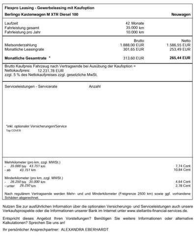 CITROEN Berlingo BlueHDi100 XTR M Ansicht 16 für Fahrzeugdetailseite