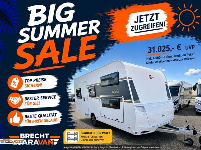 BÜRSTNER Plus 510 TK TOP Preis mit Kinderstockbett Vorschau für Listenansicht