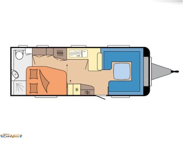 HOBBY 660 WFC im Vorlauf - Modell 2027 Ansicht 2 für Fahrzeugdetailseite