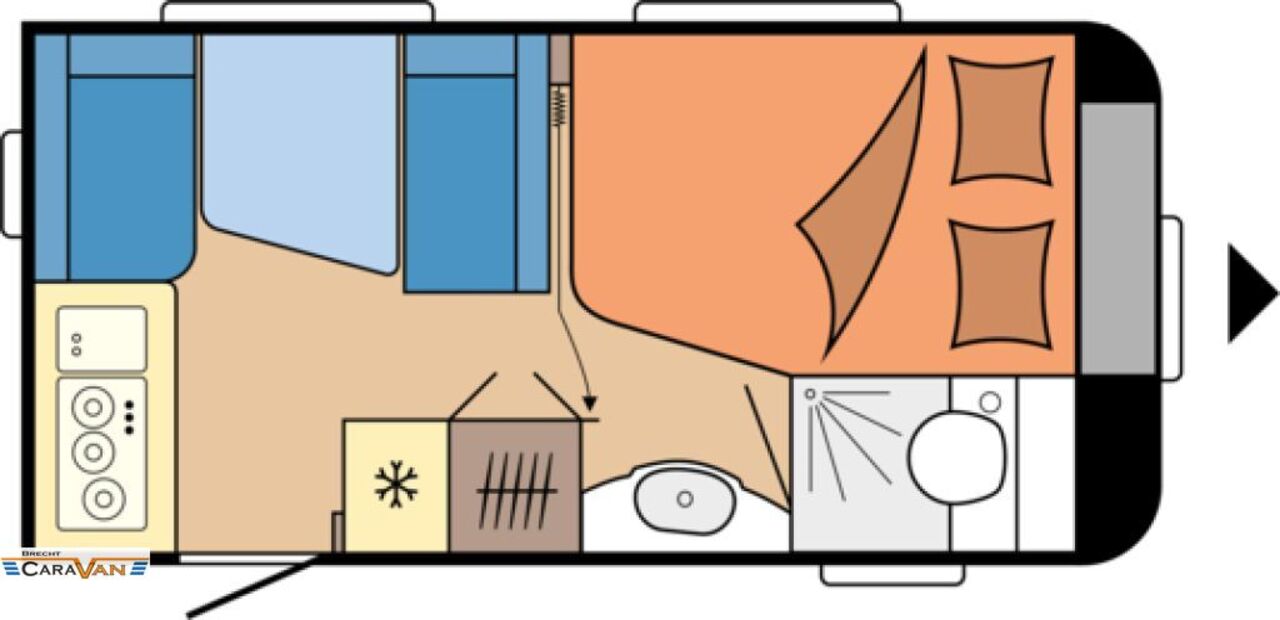 HOBBY 400 SFe Modell 2026  1,5t Ansicht 2 für Fahrzeugdetailseite