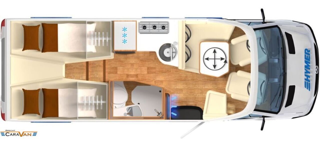 HYMER-ERIBA T 600 WhiteLine TOP Ausstattung! Ansicht 2 für Fahrzeugdetailseite