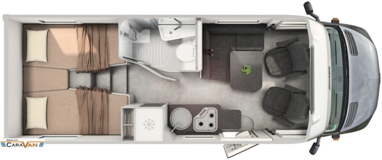 HYMER-ERIBA 580 CrossTrail XXL-Bett / Toilette wählbar Ansicht 2 für Fahrzeugdetailseite