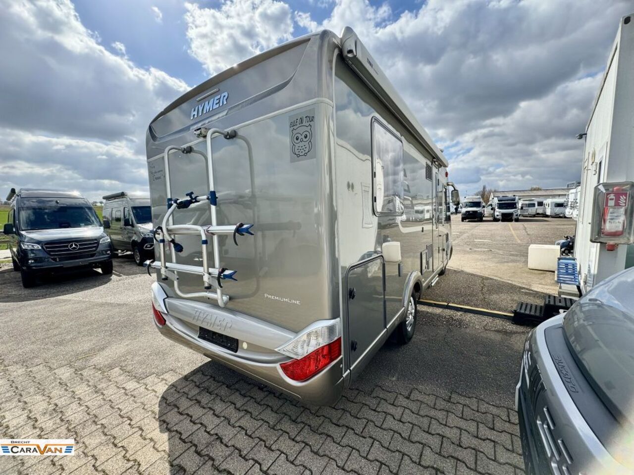 HYMER-ERIBA 598 PremiumLine Stützen/Klima/GFK Ansicht 6 für Fahrzeugdetailseite
