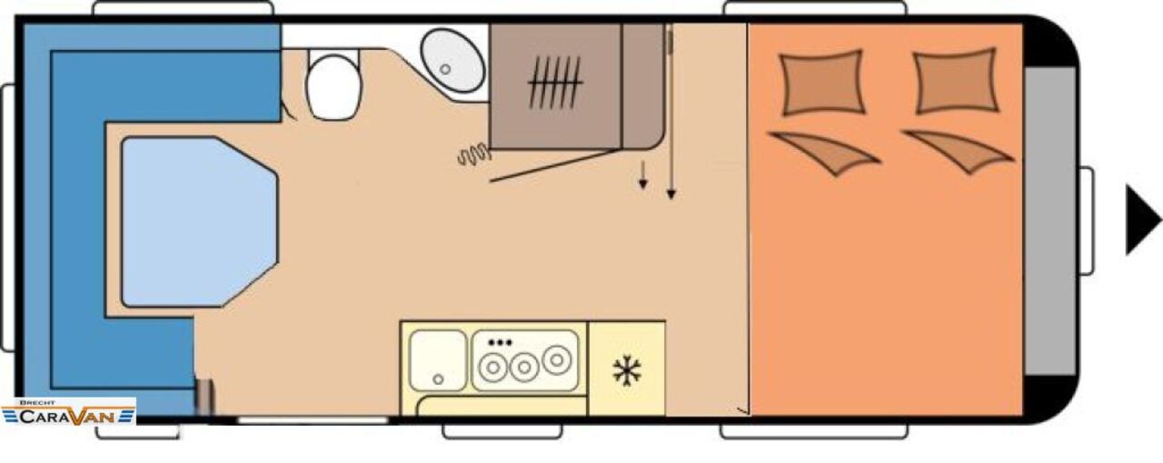 HOBBY 585 UF-R barrierefrei mit Sonderumbau Ansicht 2 für Fahrzeugdetailseite