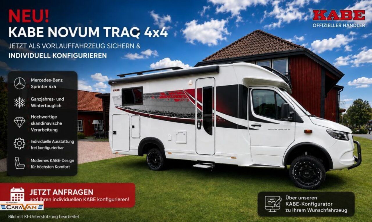 KABE TRAQ 750 LGB 4x4 ab sofort bestellbar Ansicht 1 für Fahrzeugdetailseite