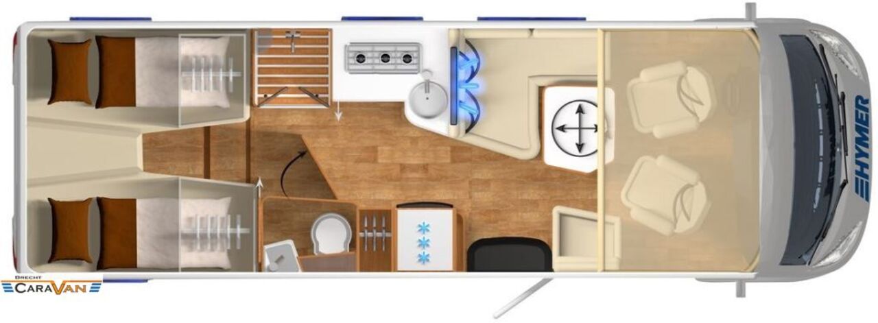 HYMER-ERIBA I 780 Vorlauf! NEUVORSTELLUNG Ansicht 2 für Fahrzeugdetailseite