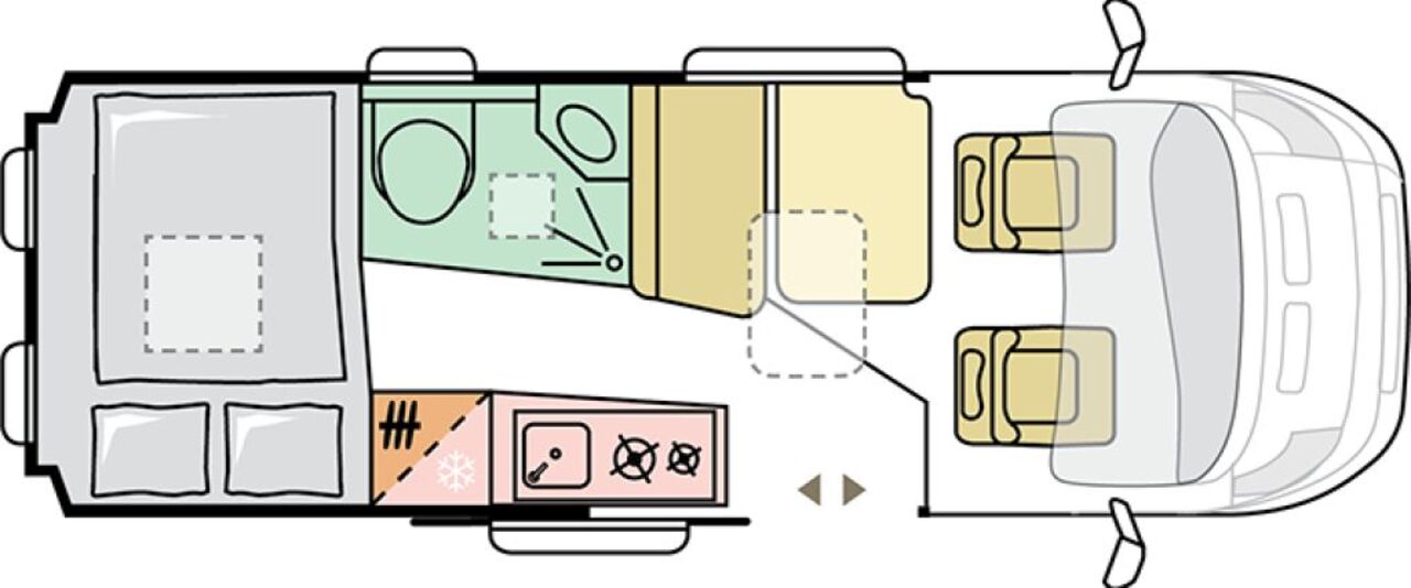 ADRIA Axess 600 SP Abverkauf-Sie sparen 7.810,-- Ansicht 3 für Fahrzeugdetailseite