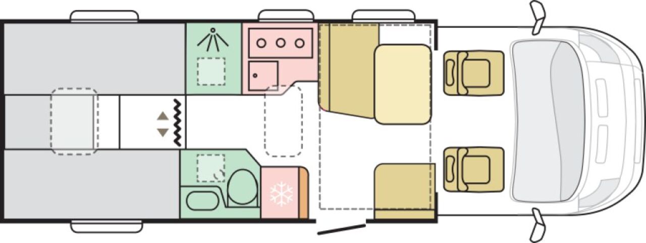 ADRIA Axess 650 SL Ansicht 2 für Fahrzeugdetailseite