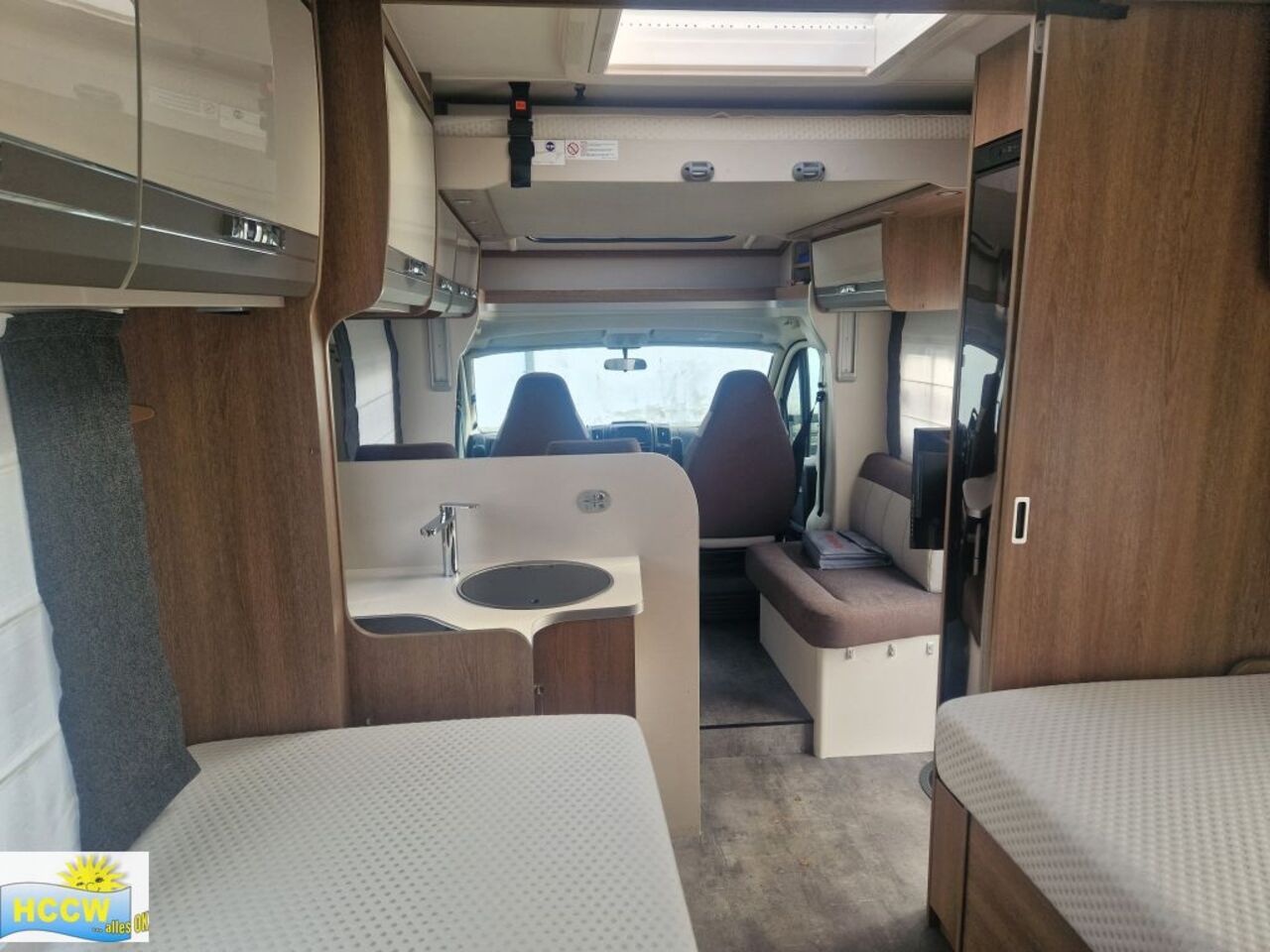 DETHLEFFS T 7017 EB 160 PS / Hubbett / SAT & TV Ansicht 8 für Fahrzeugdetailseite