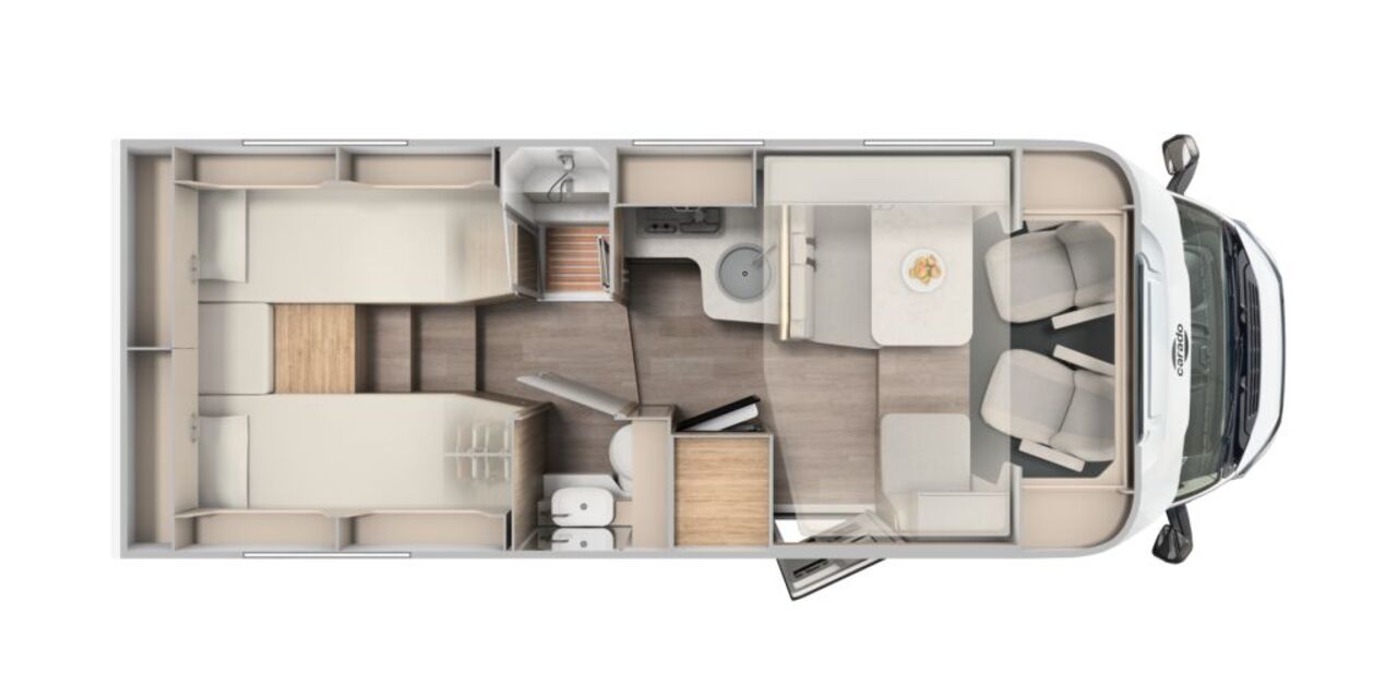 CARADO 447 pro+ Automatik/ 2 Personen Ansicht 2 für Fahrzeugdetailseite