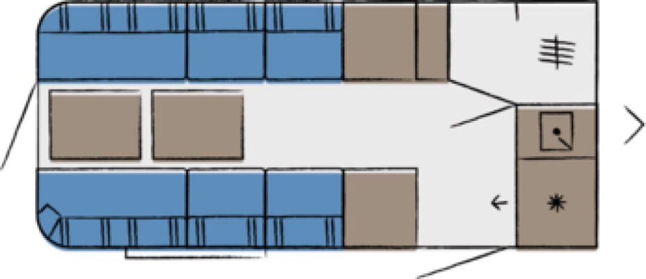 HOBBY 450 Meerblau Ansicht 2 für Fahrzeugdetailseite
