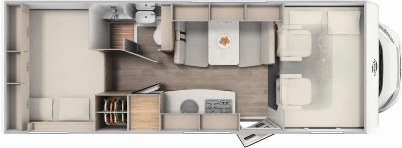 CARADO 464 PRO Solar, Zenec Navi, Premium Smart-TV Ansicht 2 für Fahrzeugdetailseite