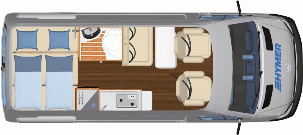 HYMER-ERIBA S 600 Dieselheizung, Solar, LED, Ansicht 2 für Fahrzeugdetailseite