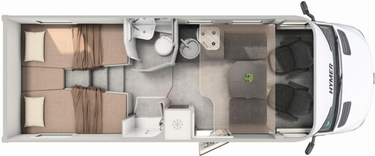 HYMER-ERIBA 685 *Modelljahr 2027* Ansicht 2 für Fahrzeugdetailseite