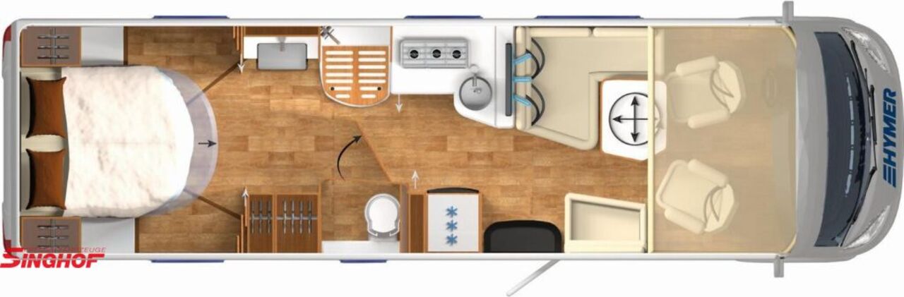 HYMER-ERIBA I 890 Ansicht 2 für Fahrzeugdetailseite