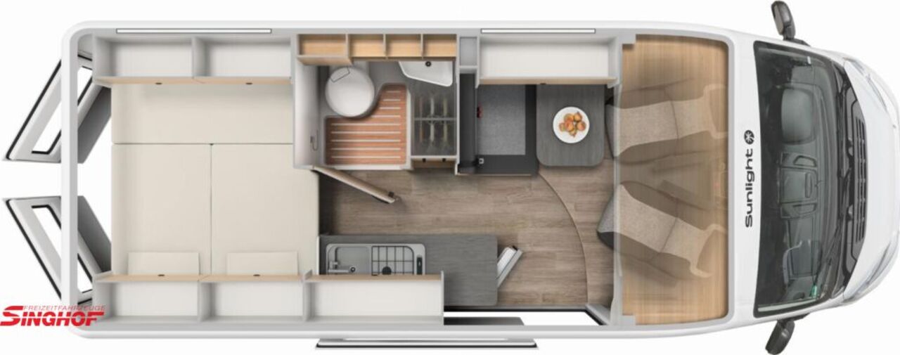 SUNLIGHT Cliff 600 Peugeot Ansicht 2 für Fahrzeugdetailseite