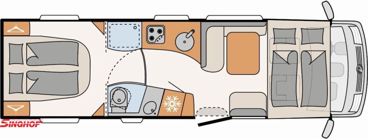 DETHLEFFS I 7850-2 DBM 6000Km + Garantie Ansicht 2 für Fahrzeugdetailseite
