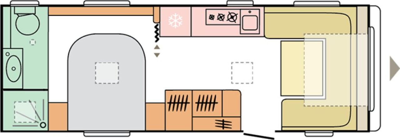 ADRIA 613 UT - Abverkaufsstück mit Alde Ansicht 2 für Fahrzeugdetailseite