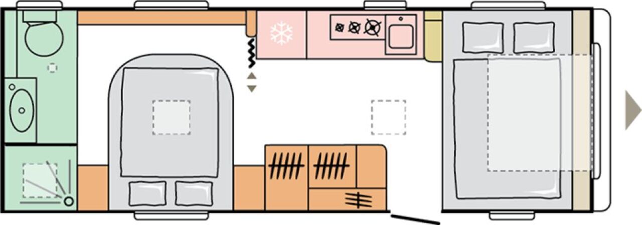 ADRIA 613 UT - Abverkaufsstück mit Alde Ansicht 3 für Fahrzeugdetailseite