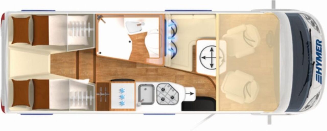 HYMER-ERIBA 580 Pure +++ Zufriedenheitsgarantie +++ Ansicht 2 für Fahrzeugdetailseite