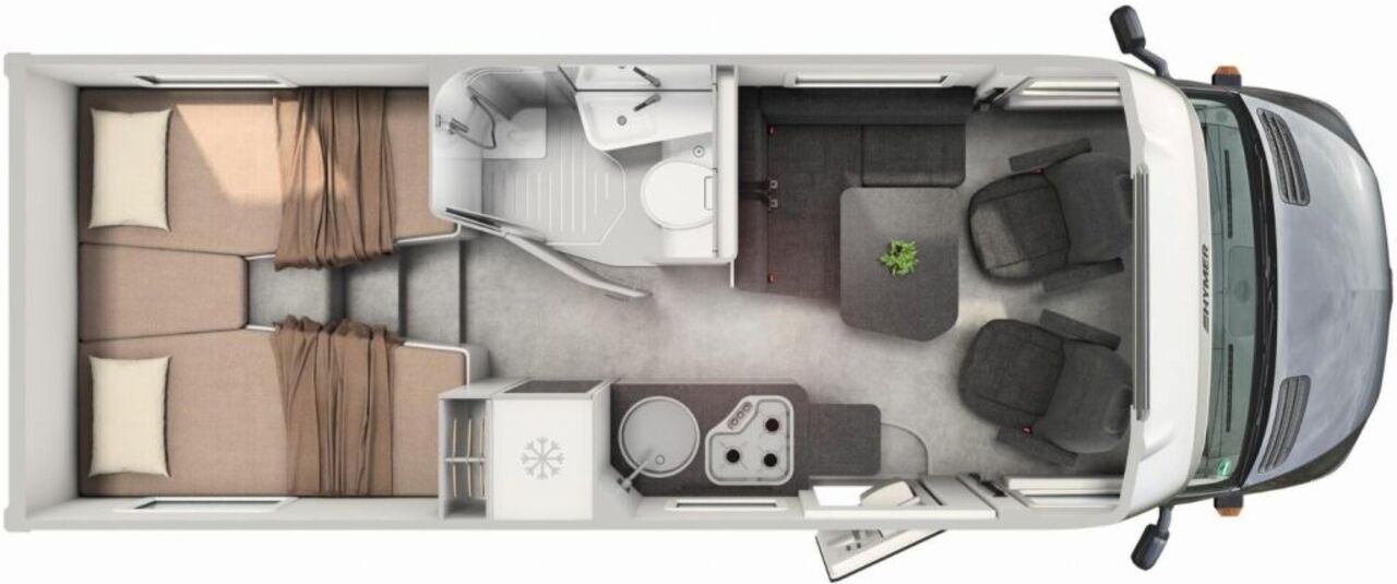 HYMER-ERIBA 580 Xperience CARAVAN SALON DEAL Ansicht 2 für Fahrzeugdetailseite