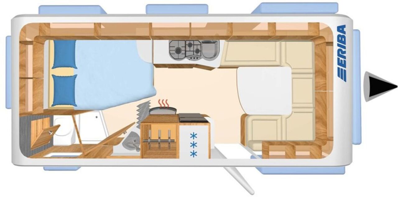 HYMER-ERIBA 545 Leder, Arktis-Paket, ALDE Ansicht 2 für Fahrzeugdetailseite