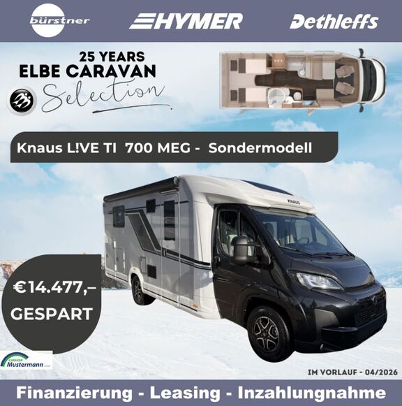 KNAUS 700 MEG Platinum Selection 25 Years Live Ti ; sofort VERFÜGBAR Ansicht 5 für Fahrzeugdetailseite