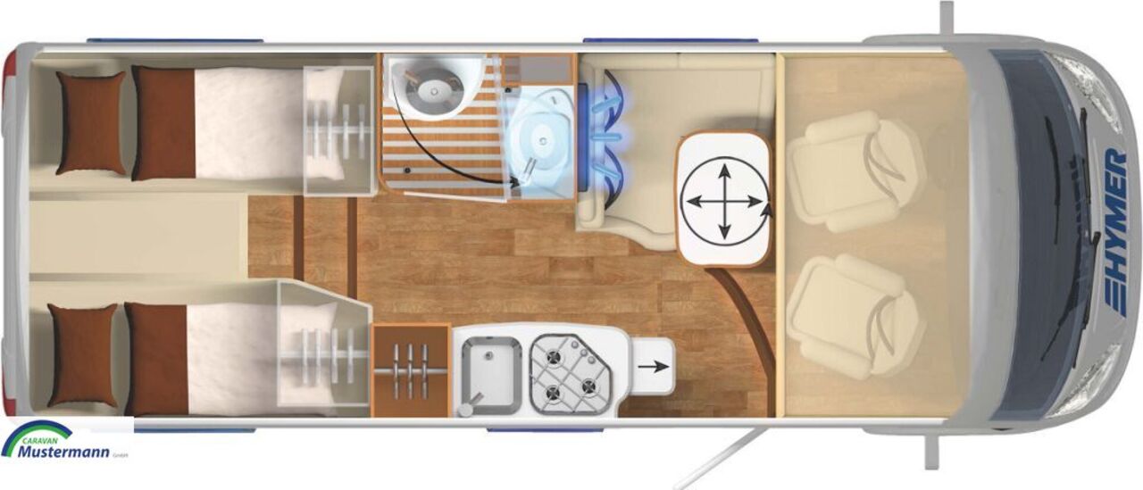 HYMER-ERIBA 474 35000 Euro ggü NP!! Ansicht 2 für Fahrzeugdetailseite