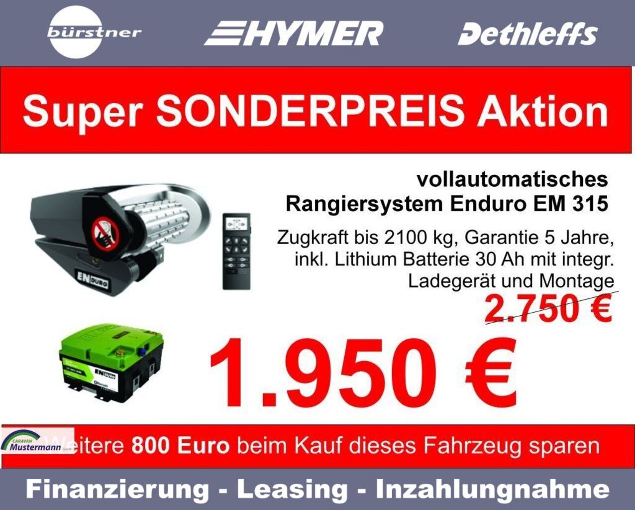 BÜRSTNER 460 TL Hammer-Deal 7.827 Euro gespart Ansicht 13 für Fahrzeugdetailseite