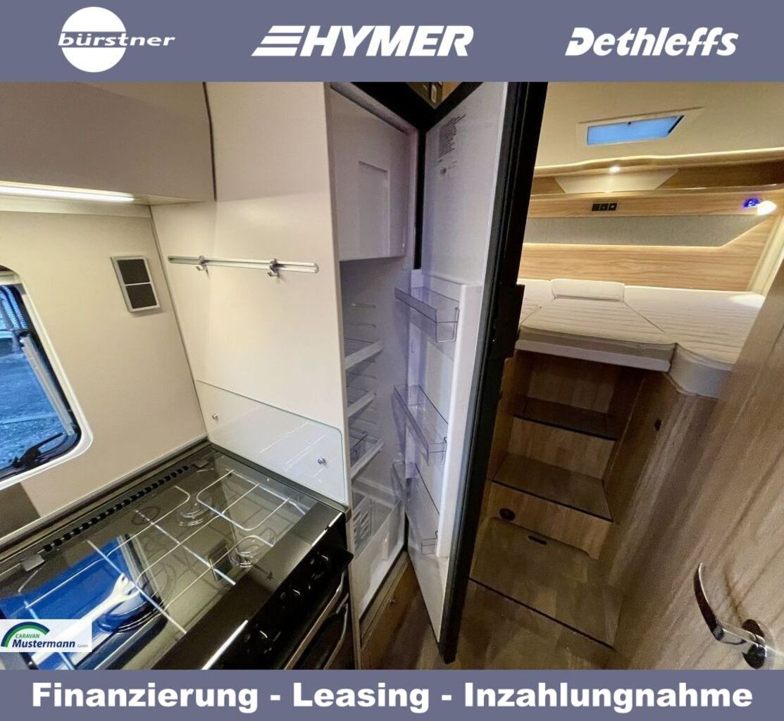 HYMER-ERIBA 580 Pure Automatik  XXL Bett Ansicht 12 für Fahrzeugdetailseite