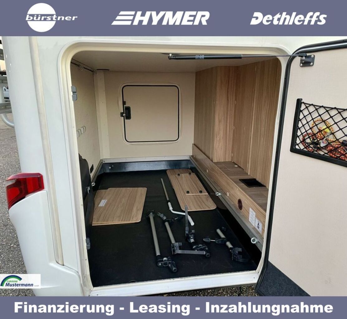 HYMER-ERIBA 580 Pure Automatik  XXL Bett Ansicht 18 für Fahrzeugdetailseite