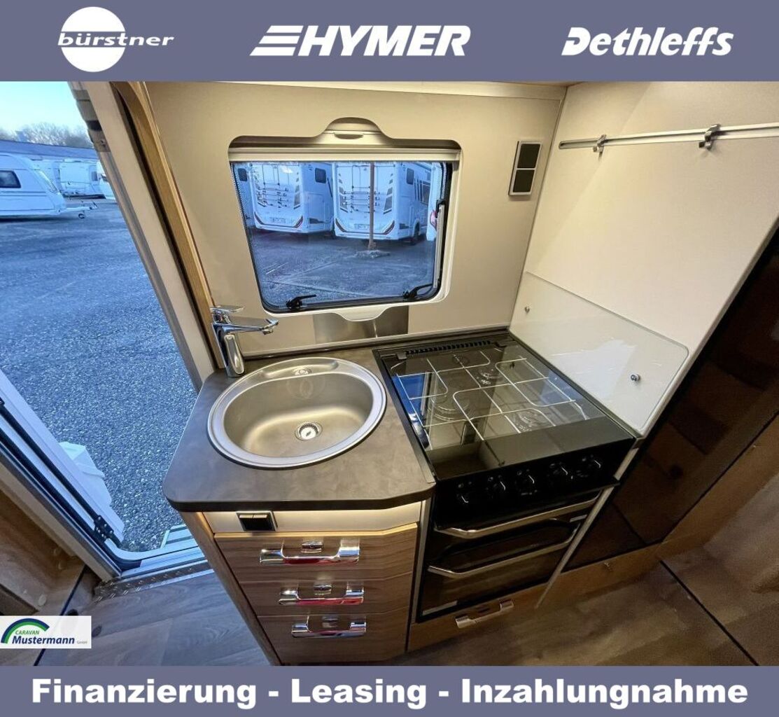 HYMER-ERIBA 580 Pure Automatik  XXL Bett Ansicht 6 für Fahrzeugdetailseite