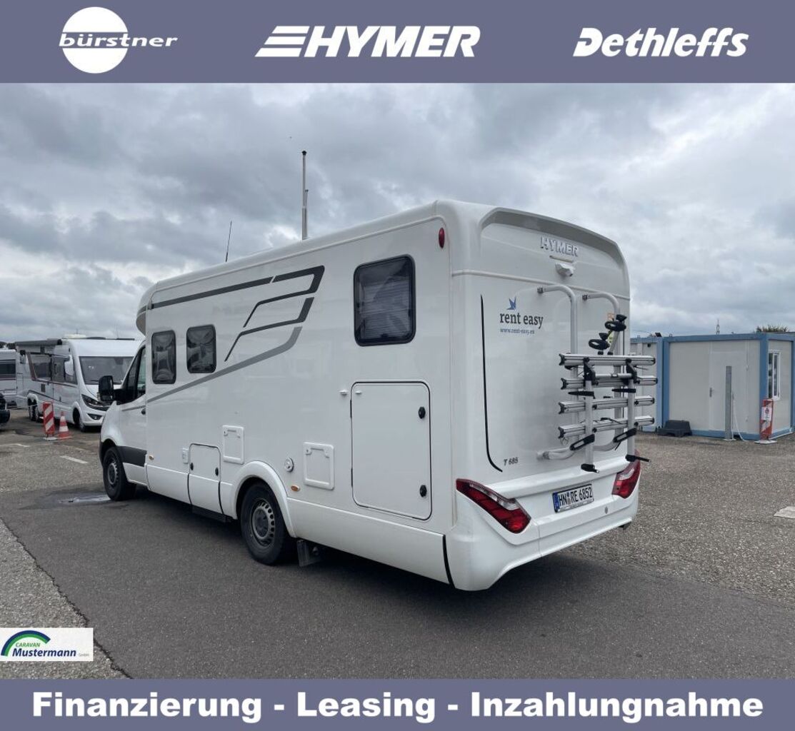 HYMER-ERIBA 685 Hubbett elektr./Klima Dach Ansicht 20 für Fahrzeugdetailseite