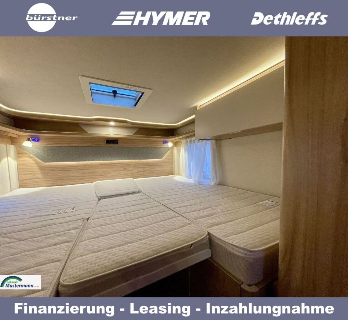 HYMER-ERIBA 580 Pure Automatik  XXL Bett Ansicht 10 für Fahrzeugdetailseite