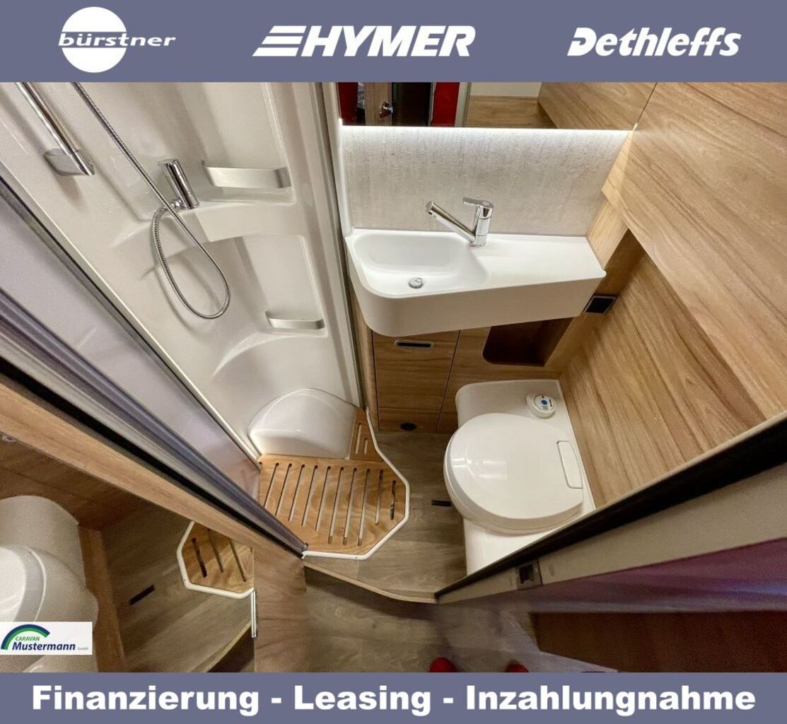HYMER-ERIBA 580 Pure Automatik  XXL Bett Ansicht 13 für Fahrzeugdetailseite