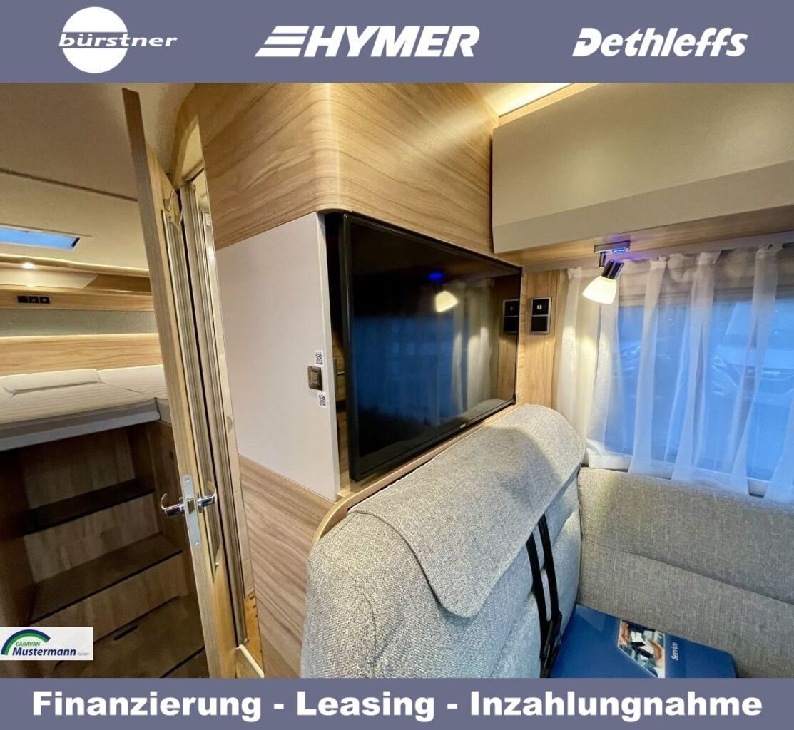 HYMER-ERIBA 580 Pure Automatik  XXL Bett Ansicht 15 für Fahrzeugdetailseite