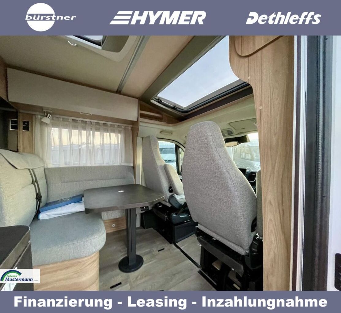 HYMER-ERIBA 580 Pure Automatik  XXL Bett Ansicht 3 für Fahrzeugdetailseite