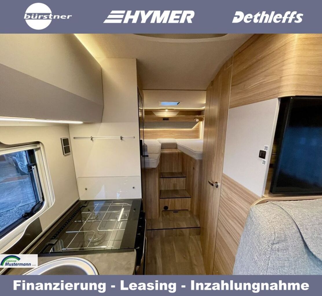 HYMER-ERIBA 580 Pure Automatik  XXL Bett Ansicht 5 für Fahrzeugdetailseite