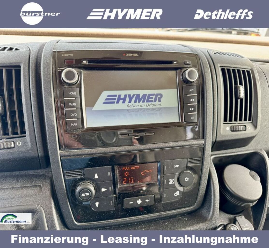 HYMER-ERIBA 598 PremiumLine Stützen/Klima/GFK Ansicht 12 für Fahrzeugdetailseite