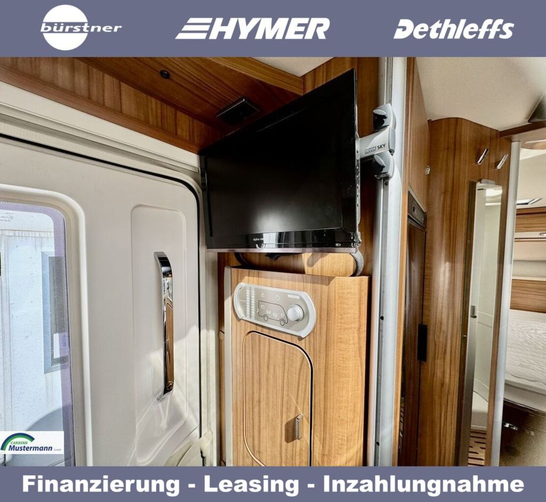 HYMER-ERIBA 598 PremiumLine Stützen/Klima/GFK Ansicht 16 für Fahrzeugdetailseite