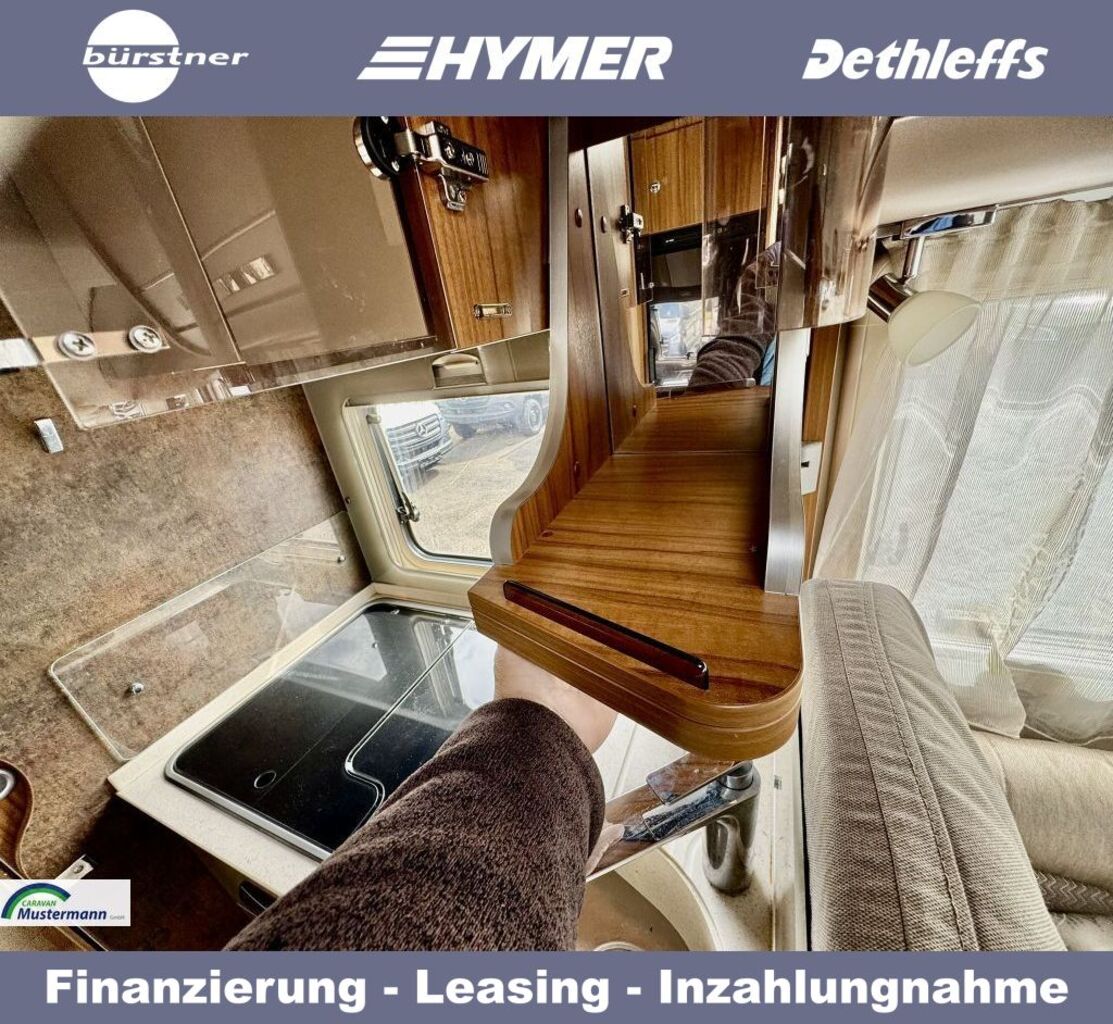 HYMER-ERIBA 598 PremiumLine Stützen/Klima/GFK Ansicht 18 für Fahrzeugdetailseite